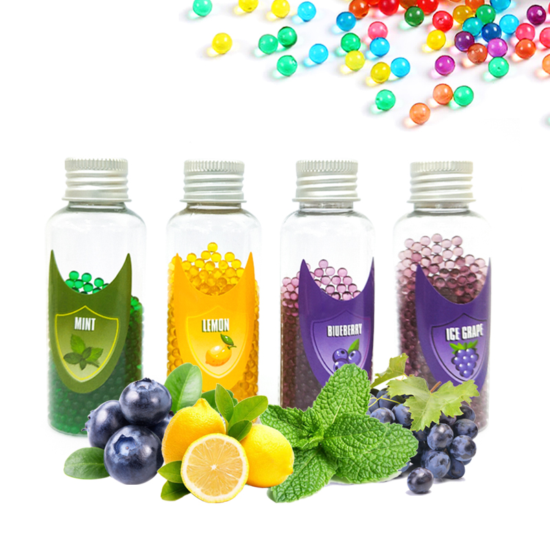 Wholesale Dual Filtration Cigarettes Pops Menthol Flavor Ball Pusher Pop Cut Filter Rod Tubes Mint Capsule Blasting Beads
