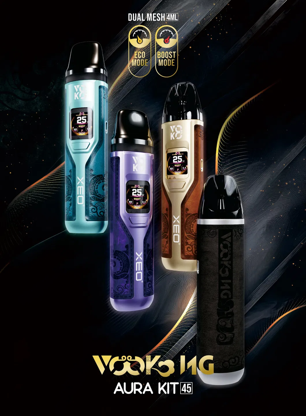 Vookong Aura Open Pod System Pen Kit Details