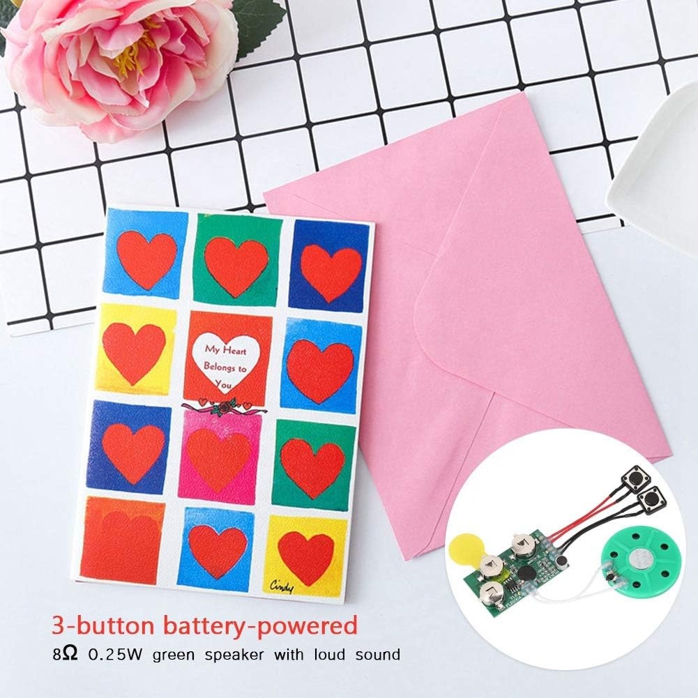 SY OEM Plastic Button Activated Sound Module with Speaker and Easy Recording Module for Greeting Cards and Other Gifts