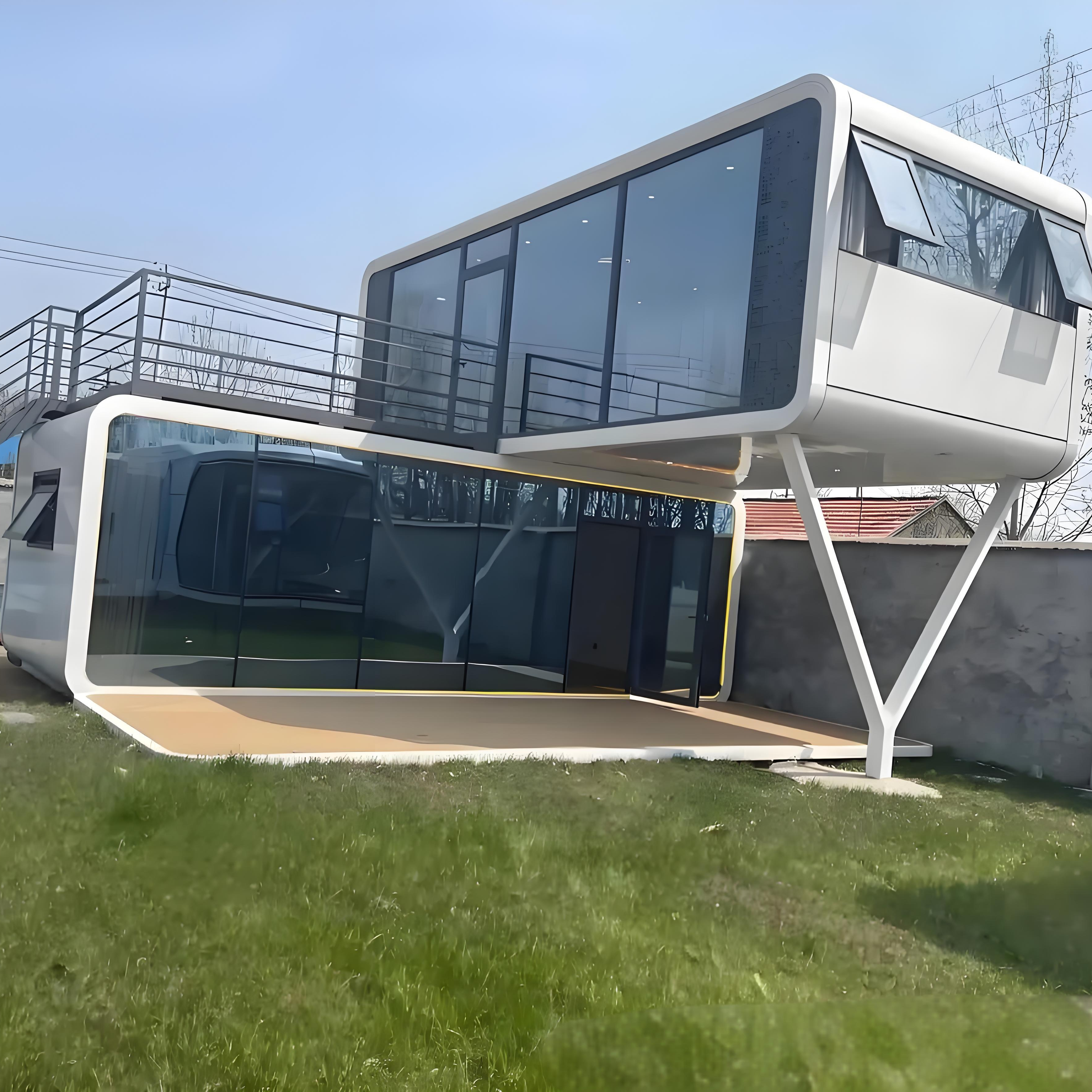 Honest Brand Rectangle Prefab Cabin | Compact Portable Glamping Pod for Resort Rental Apartment School or Garden Use