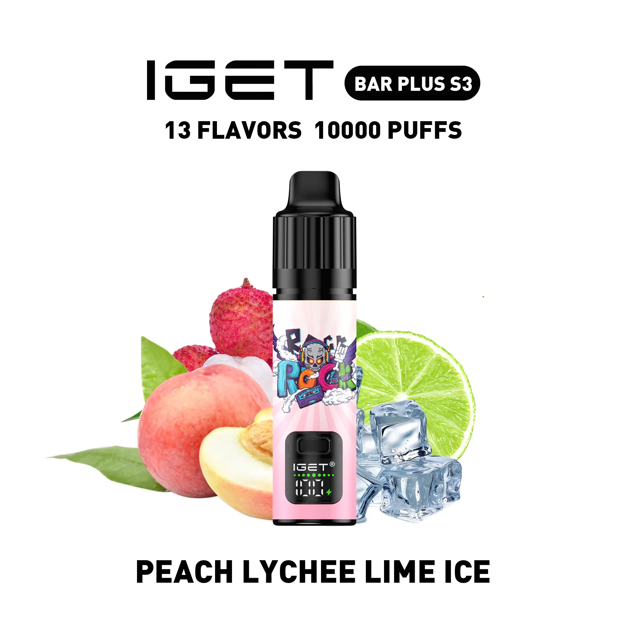 Iget Vape Disposable Bar Plus S3 Whosale Premium Kit Pod 10000 Puffs 10K