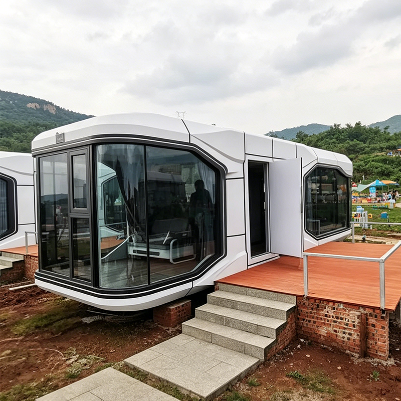 Heavy-Duty Container House of Steel Frame Space Pod with Soundproof and Thermal Insulation
