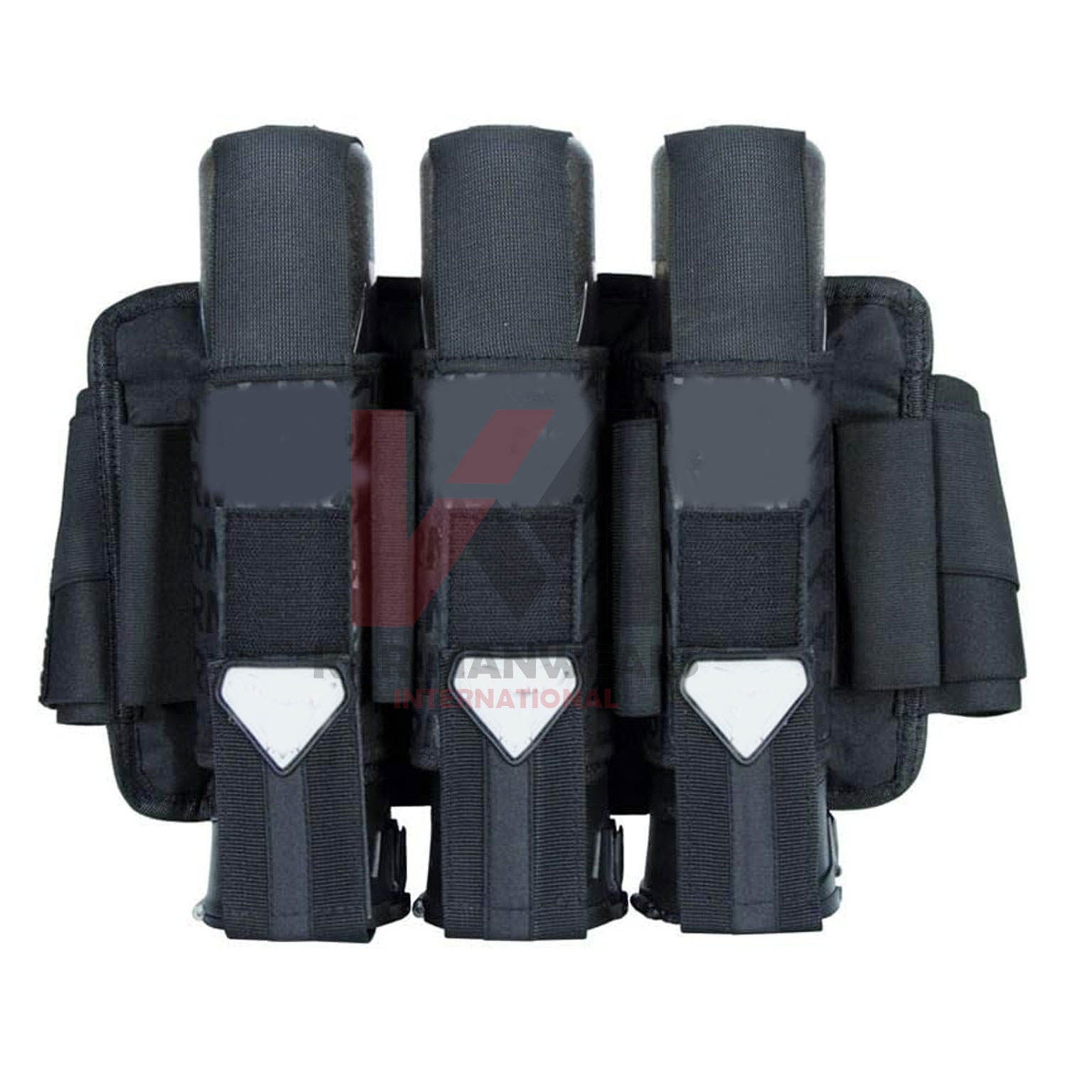 Paintball Harness with Pods &amp; Quick Disconnect Remote Coil Tactical Compressed Air Paintball Tank System Fast Reload Adjustable