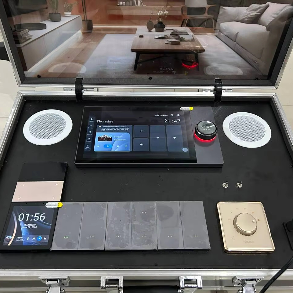 Tianlai Hotel Room Management System Showcase Tuya Smart Home Products Display Box