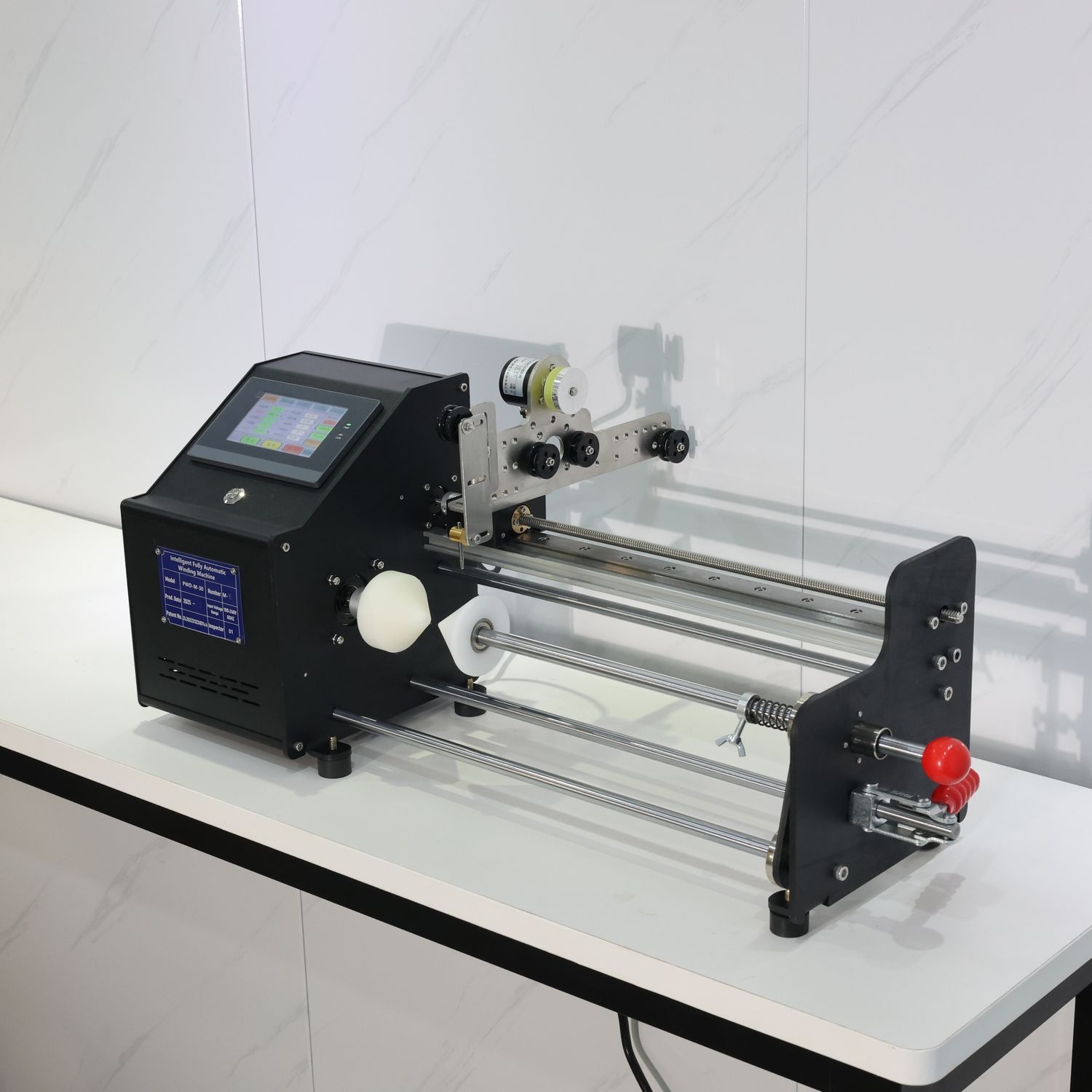 PWD-M-30 Wire Coiling System Touch Screen Interface Triple Safety Features Electronic Component Production