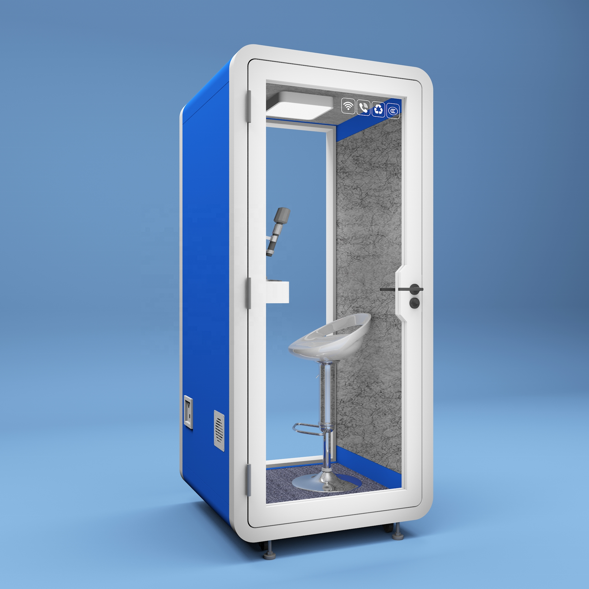 Compact Portable Home Voice Over Booth Autonomous Ai Work Pod Autonomous Zen Pod Acoustic Pods