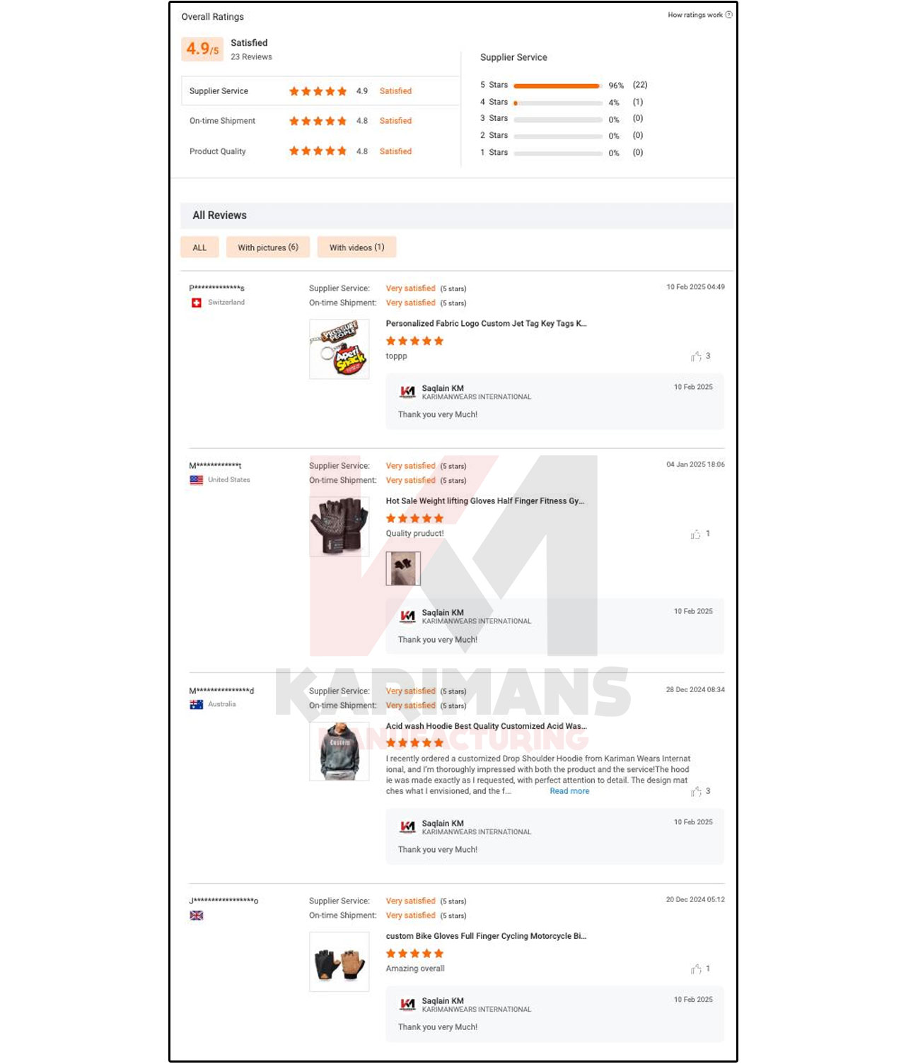 Customer Feedback 1