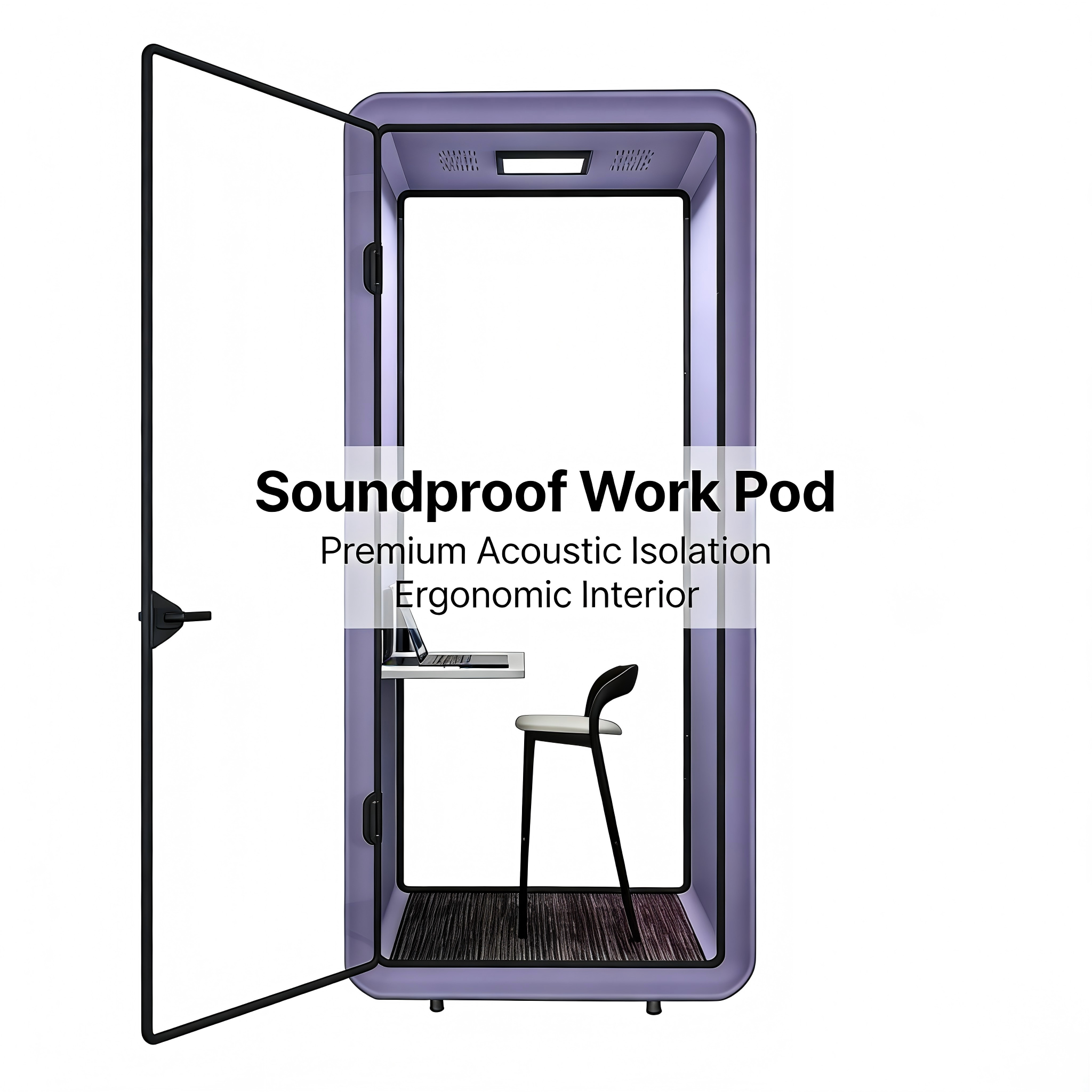 Portable Soundproof Office Pod Live Streaming Phone Booth Noise Reduction For Recording Studio Silent Negotiation Conference