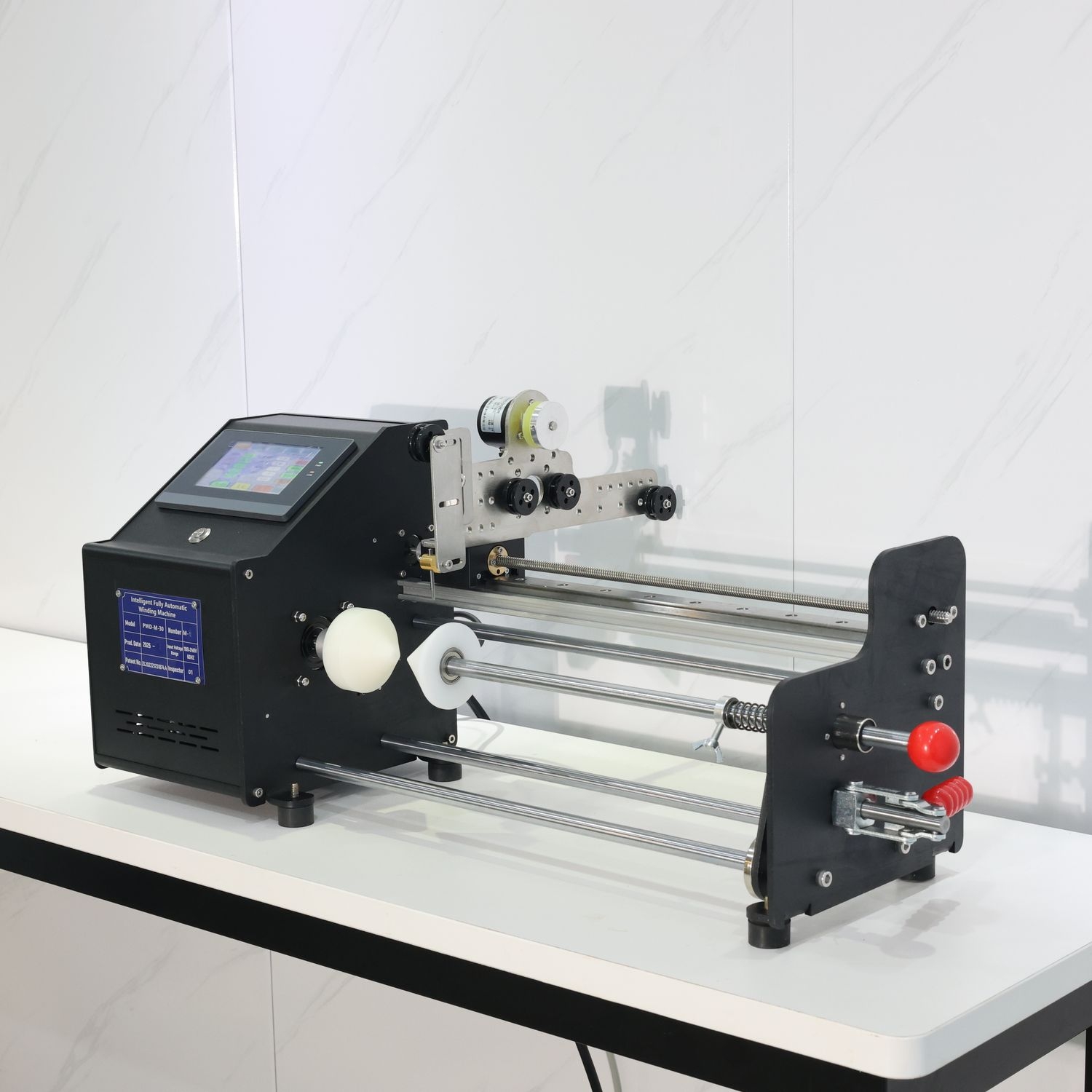 PWD-M-30 Wire Coiling System Touch Screen Interface Triple Safety Features Electronic Component Production