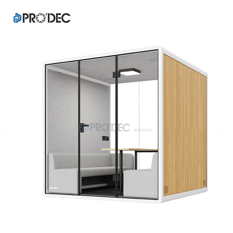 Office Meeting Room Small Private Work Silent Pods Open Space Office Modular Removable Phone Booth with Good Ventilation System