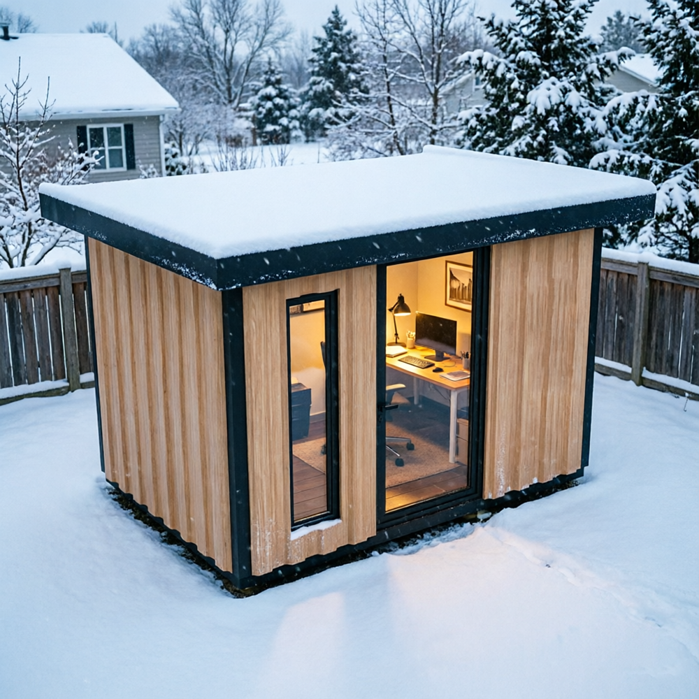 Prefabricated Office Pod Outdoor Portable Meeting Cabin, Garden Workspace Solution, Easy Assembly And Durable Build
