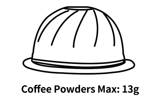 Stainless steel coffee pod details