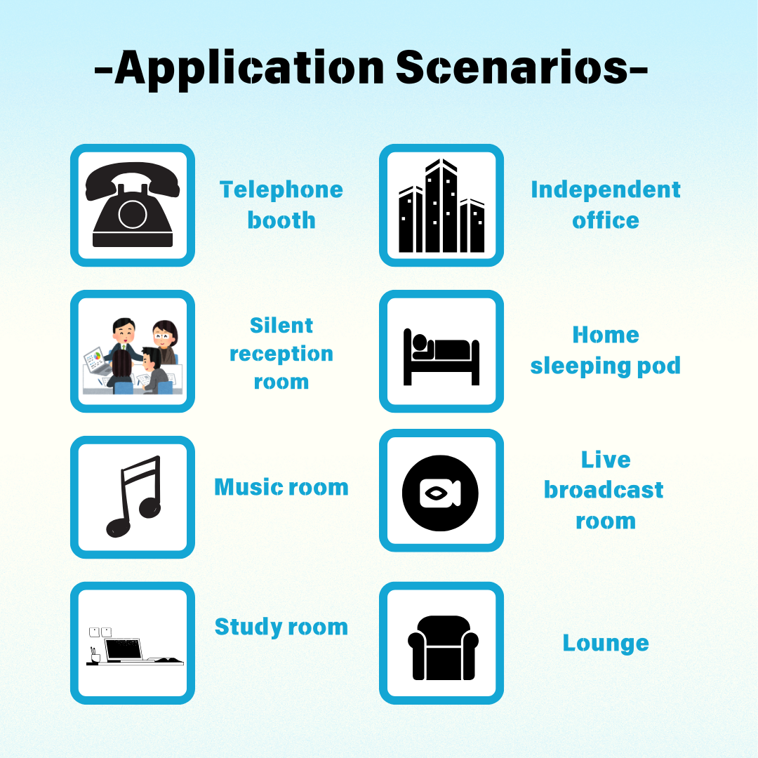 Acoustic Pod Soundproof Office Booth Office Pod For Office For Startup Workspace Video Conference Noise Cancelling Portable Pod