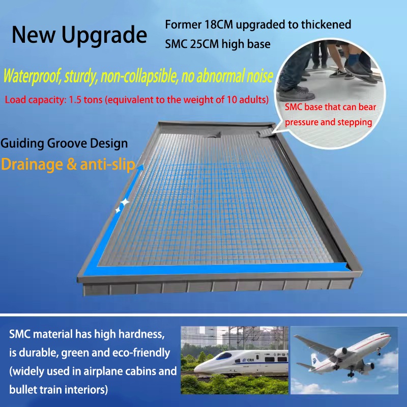 Compact 1.3*1.3C Aluminum Modular Bathroom Pod with Sliding Door Fast Assembly Corrosion-Proof Labor &amp; Time Efficient