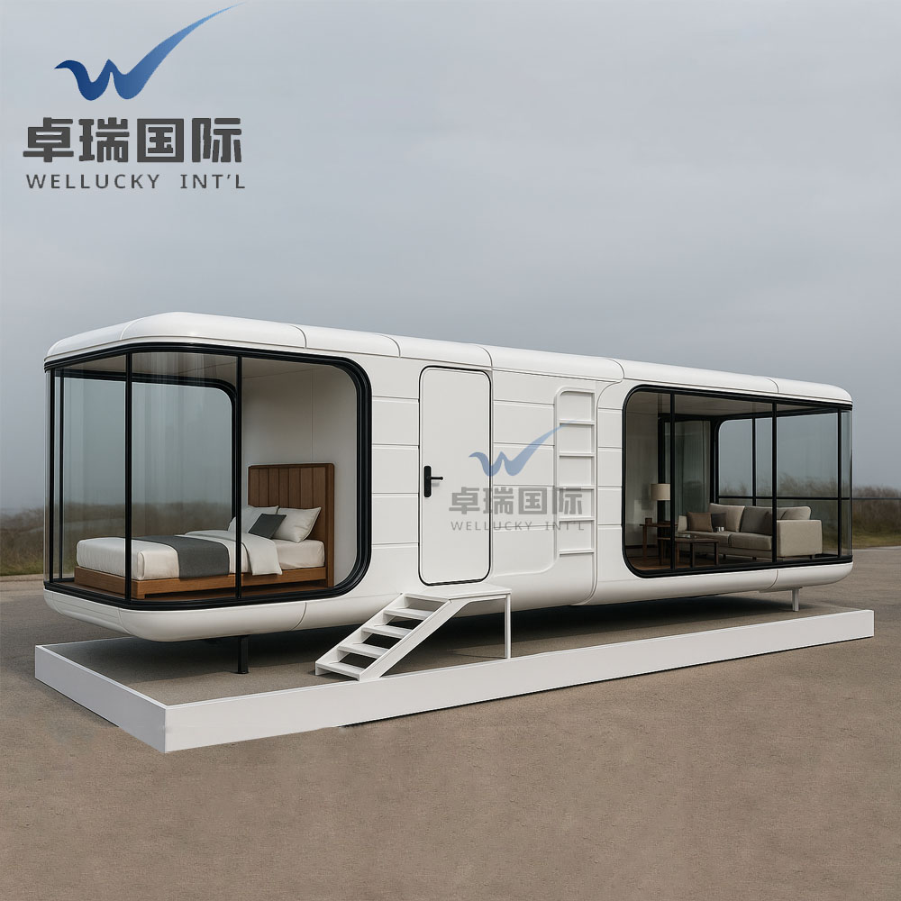 Compact Modular Space Capsule Bed Cabin Prefab Sleeping Pod for Hotel Room Apartment Rental Accommodation