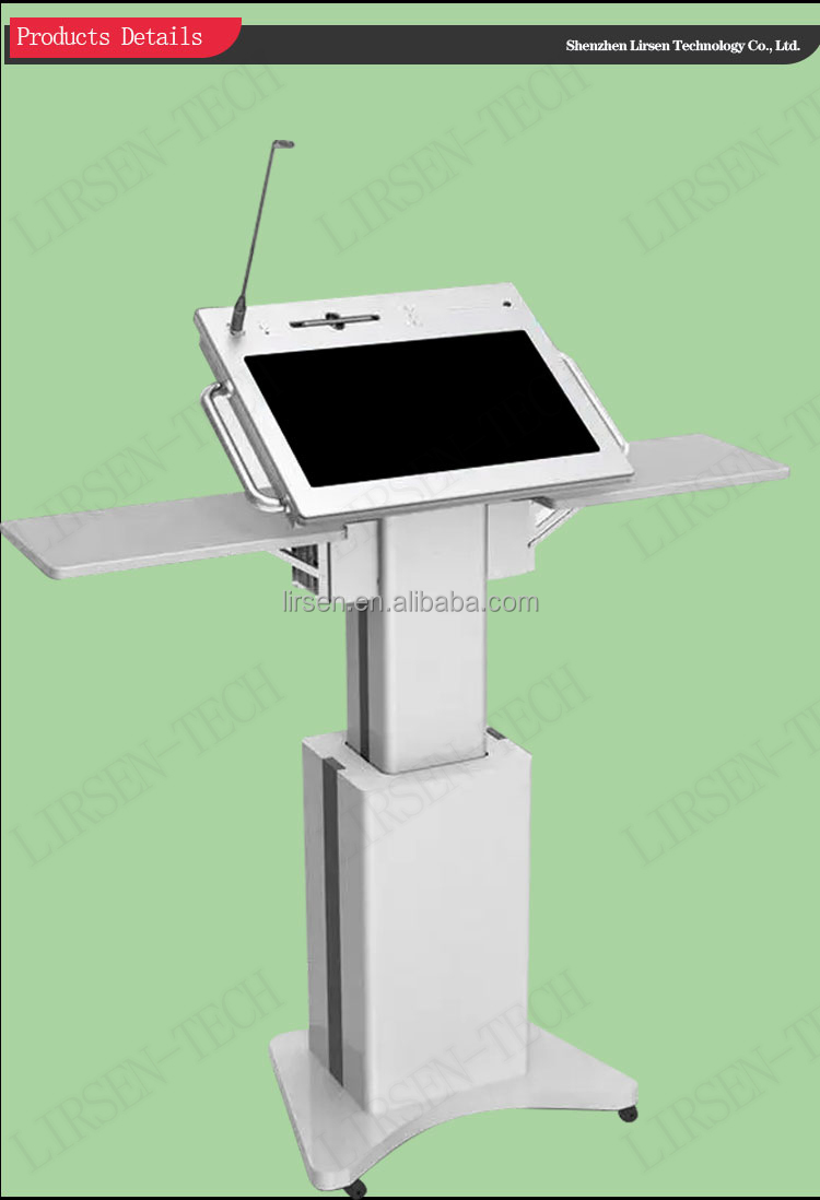 21.5 Inch 4K Smart Multimedia Podium for Classrooms Universities and Corporate Presentations
