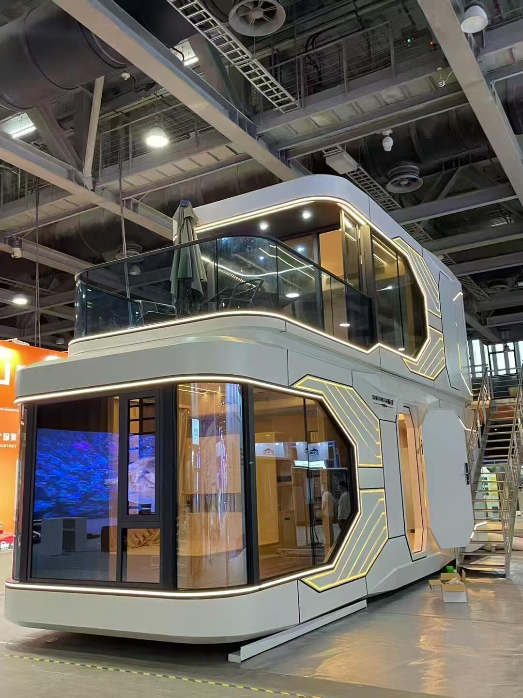Modular Smart Pod with Detachable Climate-Controlled Sleep System Space Capsules House for Luxury Hotels
