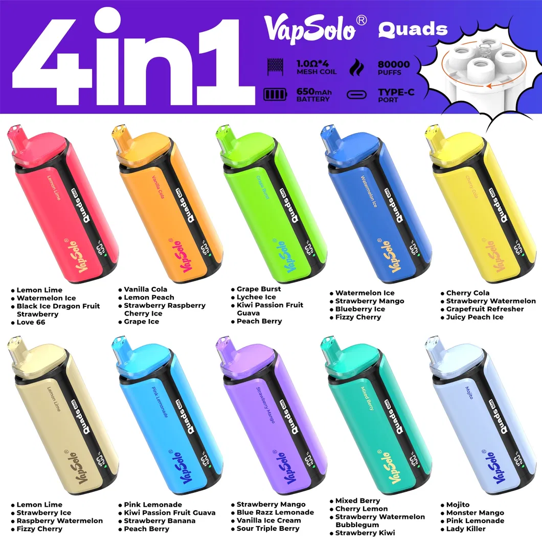 Vapesolo Vape 80000 Puffs Detail 2
