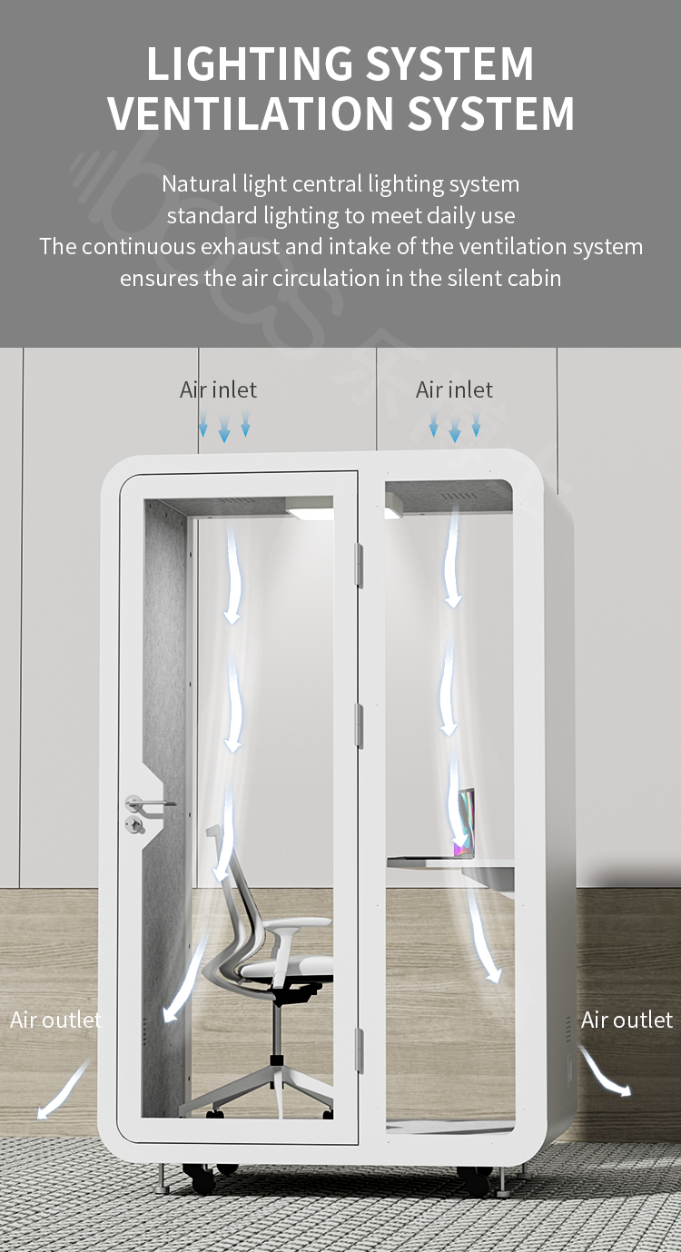 For recording room telephone booth live broadcastmultisize office building shopping mallportable soundproof office pod