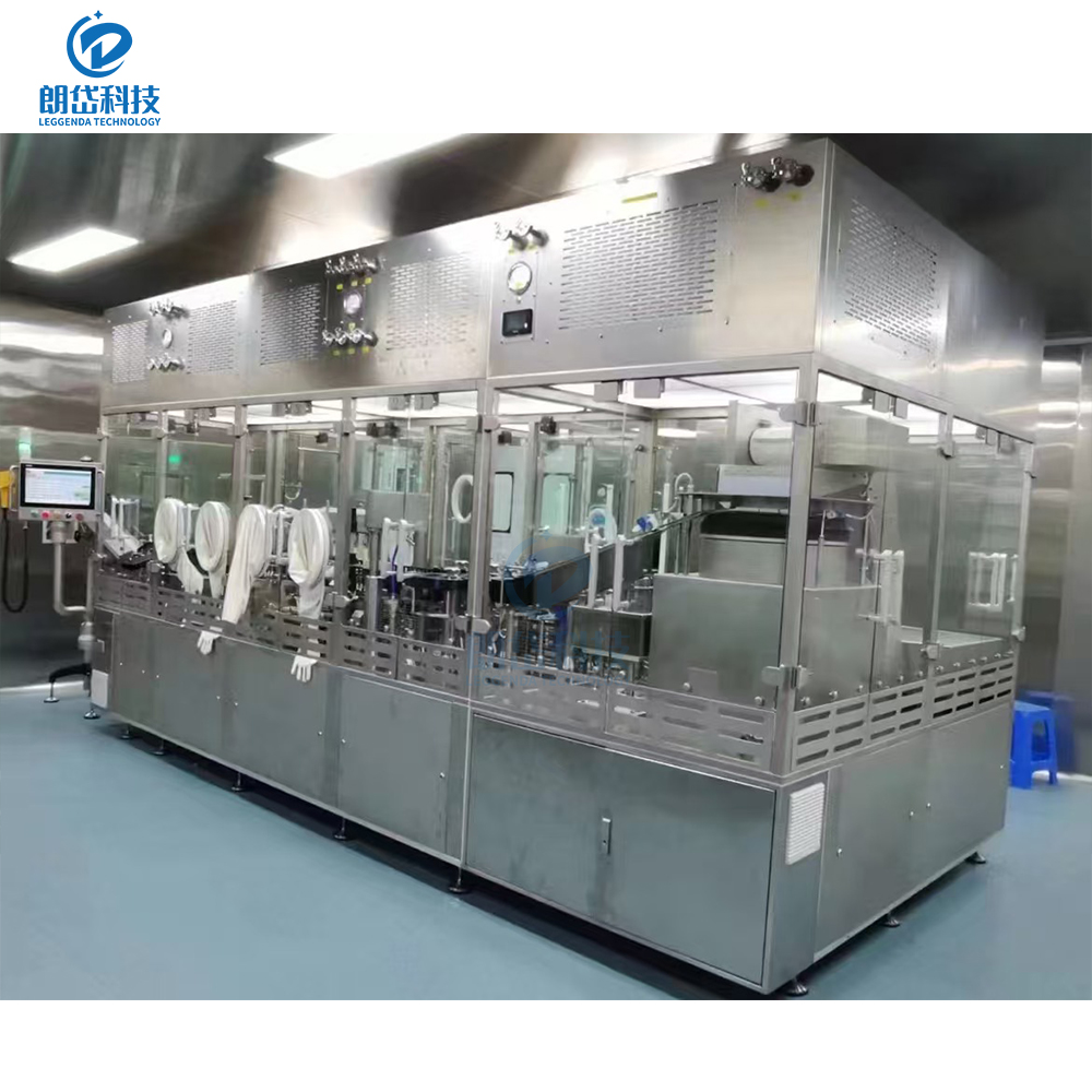 Fully Automatic High Accuracy Injection Filling Machine Prefilled Syringes Electric Drive 1 Year Warranty Cosmetic Medical Glass