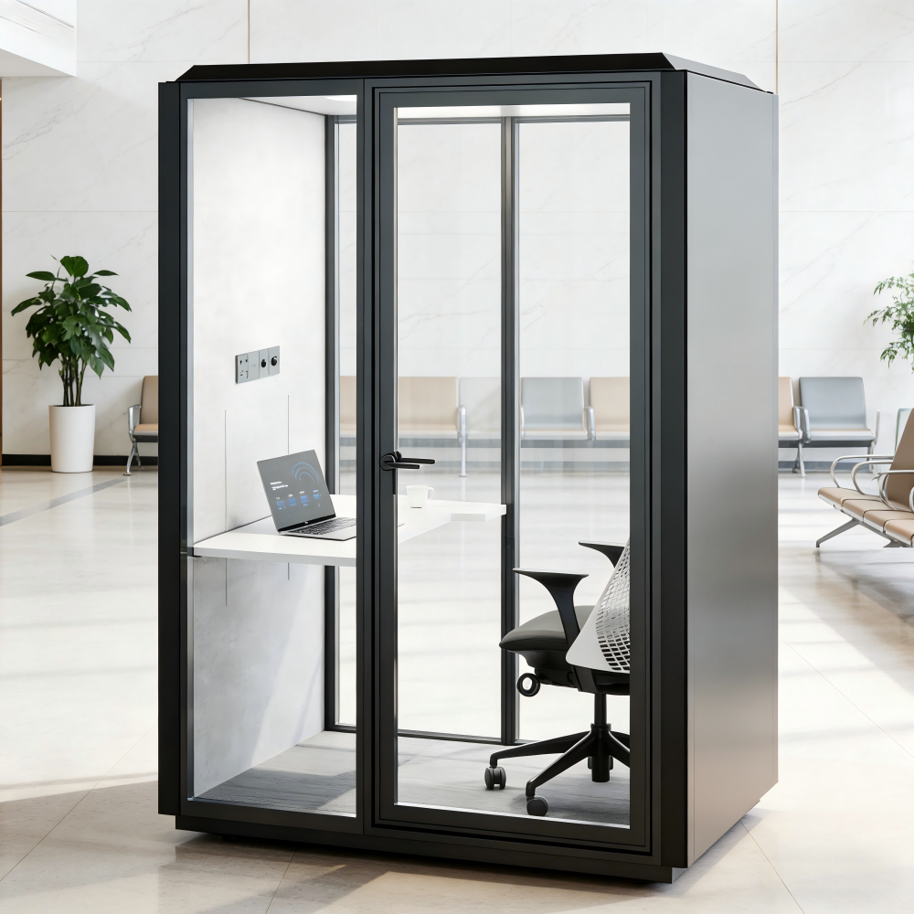 Sleeping Acoustic Cabin Office Office Building Pod Open Large Portable Soundproof Booth Steel Frame Meeting Pods