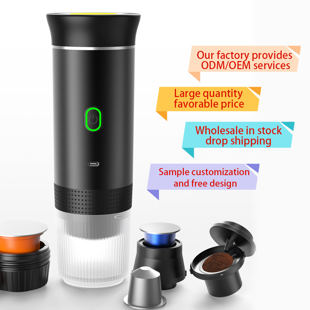 Portable Outdoor Espresso Coffee Maker Pod Mini Machine Mini Outdoor Coffee Brewer