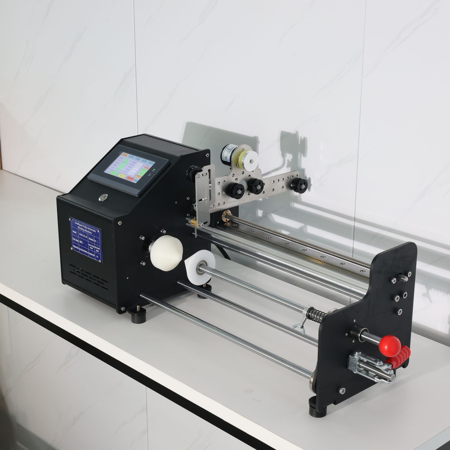 PWD-M-30 Wire Coiling System Touch Screen Interface Triple Safety Features Electronic Component Production