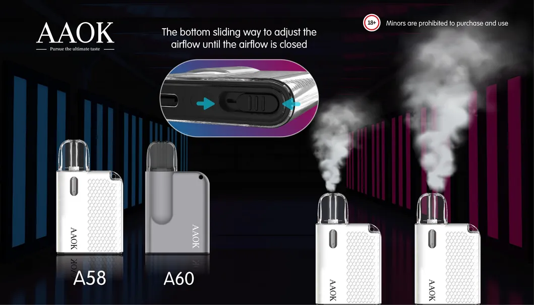 Open Pod System for Vape with Open Pod Refillable and Rechargeable Empty Pod 1.8ml