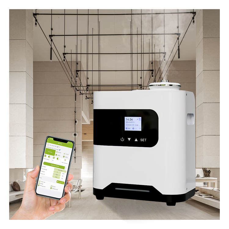 Wholesale Commercial Power Smart Aroma Diffuser Hvac System Wifi Air Scent 1000ml Fragrance Oil Diffuser Scent Air Machine
