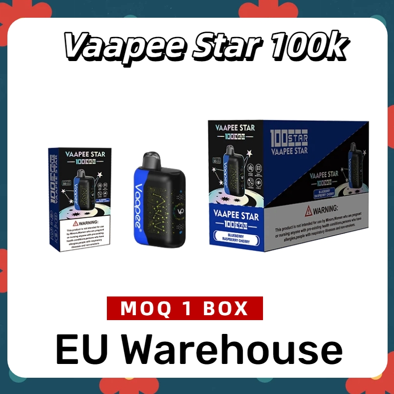 Vaapee Star 100K Puff Shisha Hookah Disposable Vape Nicotine Salt