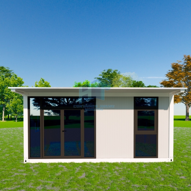 CE Certified Glass-Enclosed Park Pod Steel Modular Design for High-Traffic Urban Areas for Apartments Home Offices Houses