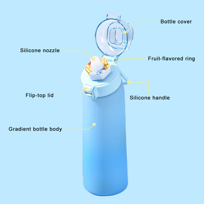 Bulk OEM 650ml Tritan Fruit Infusion Bottle - Flavor Pod System, BPA-Free Large Capacity Drinkware for Fitness &amp; Entertainment