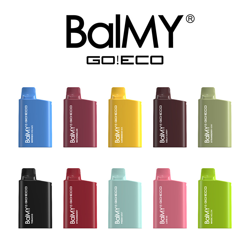 600 Puffs Eco-Friendly Vape Pen Balmy Go Eco Disposable Ecig EU Warehouse Vapor