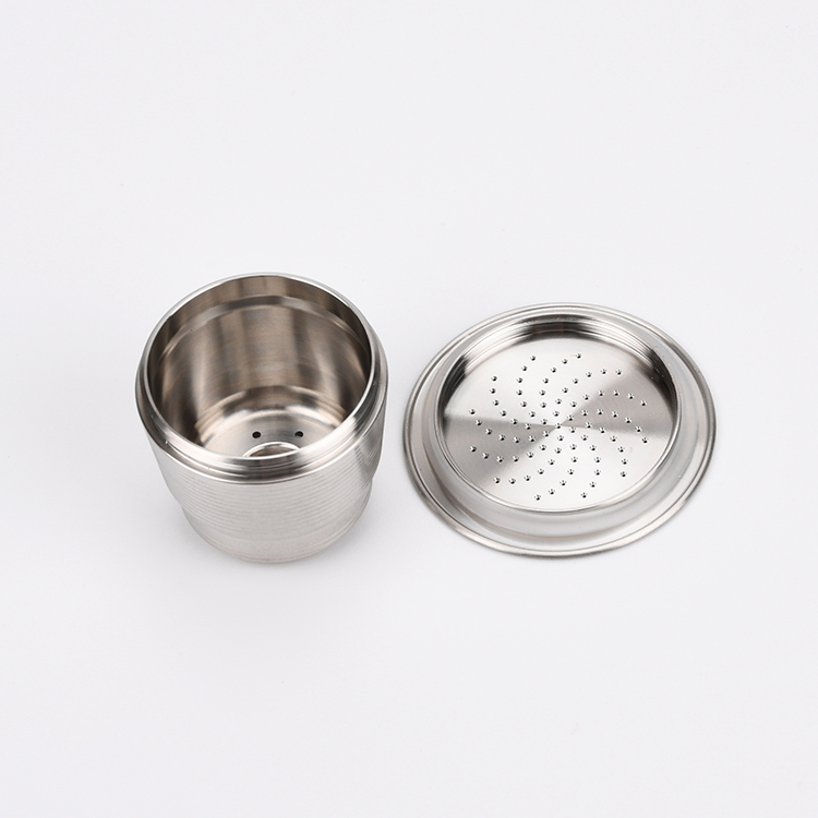 Refillable Stainless Steel 304 Espresso Pod Reusable Espresso Pods Coffee Capsule