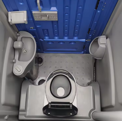 Modern Compact Portable Shower Pod for Workshop and Small Spaces Easy to Store &amp; Assemble in Minutes Mobile Toilet