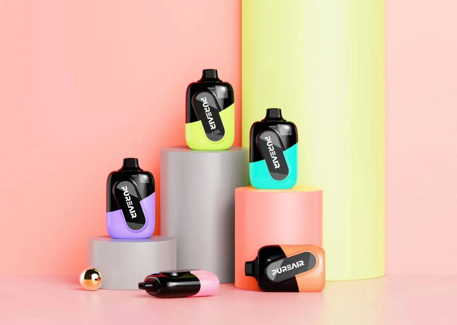New Wave of Summer Flavor Vapor Ejuice Fresh Cirtus Vape Nicotine Salt Eliquid Disposable Extra Puffs Ceramic Pods System Wholesale 30/40/50mg