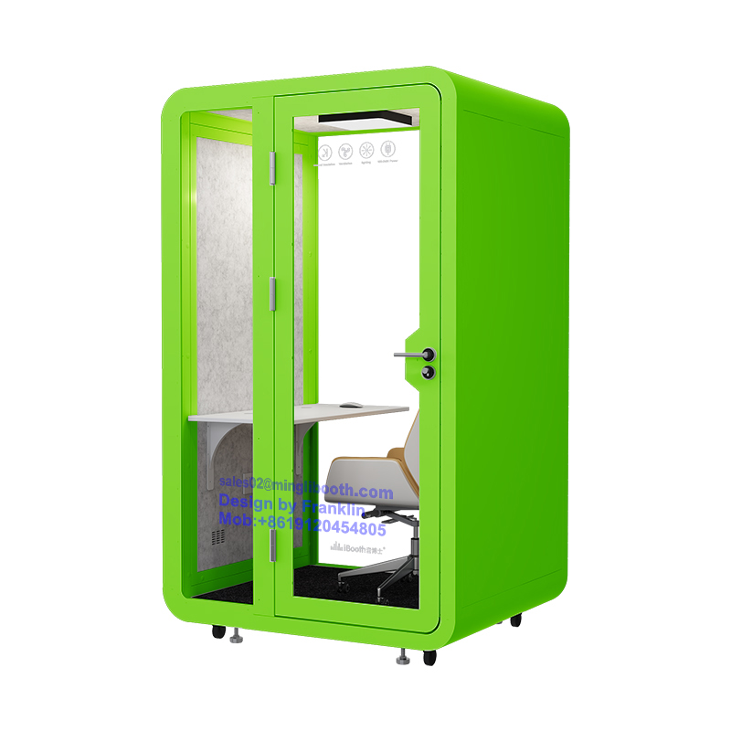 Soundproof Booth Acoustic Room Mini Telephone Box DJ Broadcasting Studio Calling Pod Pavilion For Office Commercial Meeting OEM