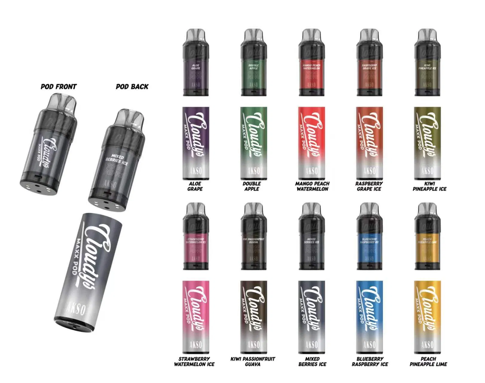Wholesale Vaper Vape OEM/ODM Disposable Vape with Child Lock 7000 Puffs Ecigs Vape Bar 16 Ml Fruit Flavors Pod Cartridge Disposable Vape