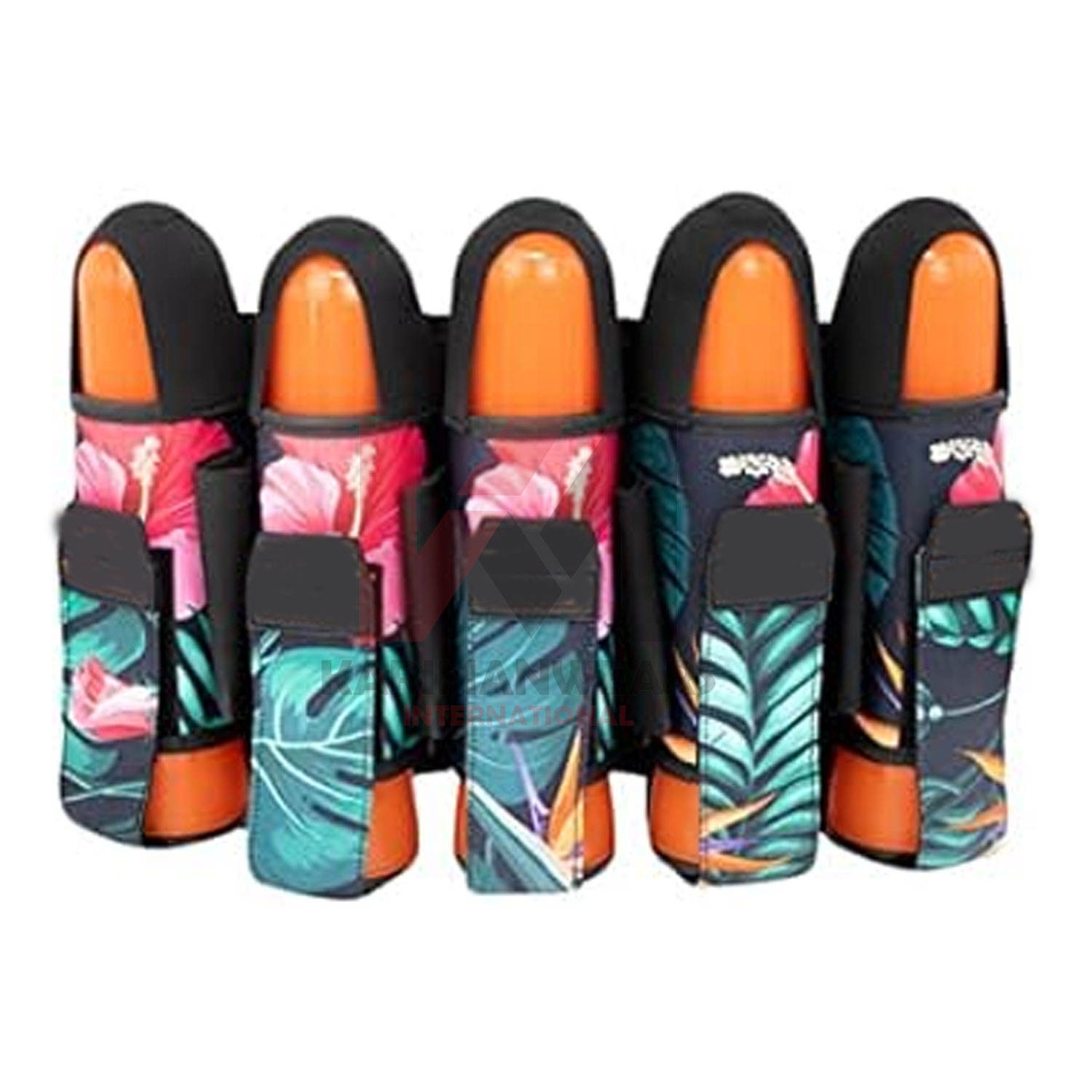 Premium Paintball Harness Pod Pack with 4 Durable Pods &amp; Quick Disconnect Remote Coil Tactical Paintball Gear Easy Reload