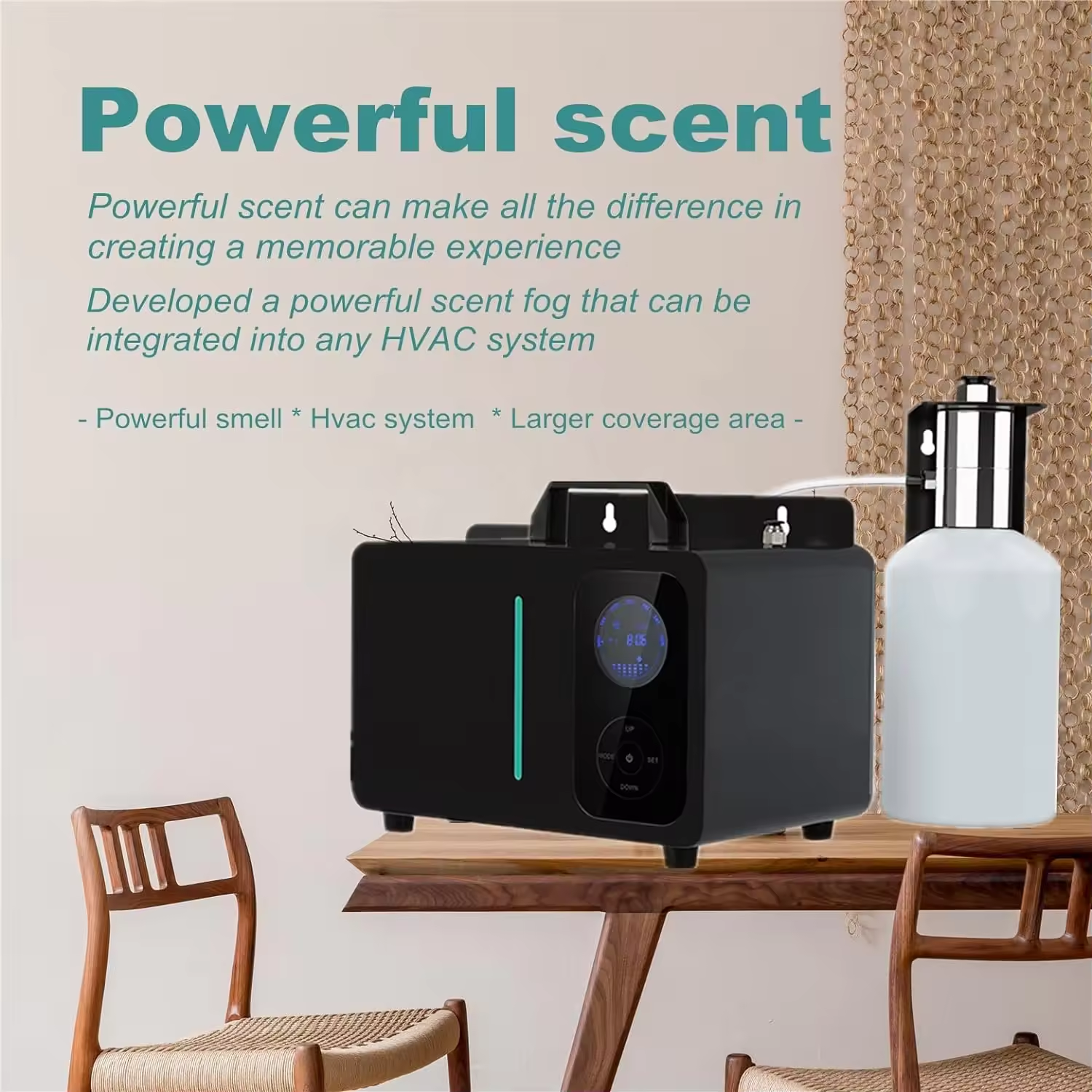 Factory Direct Sale Custom Metal Commercial Double Nozzle Aroma Diffuser HVAC Scent Fragrance Air Machine for Large Space