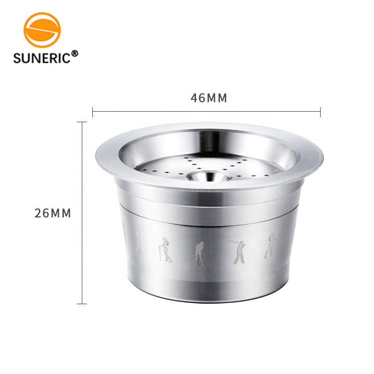Refillable Coffee Filter Capsule Pods Set Caffitaly Tchibo Stainless Steel Coffee Capsules With Brush Spoon Tamper