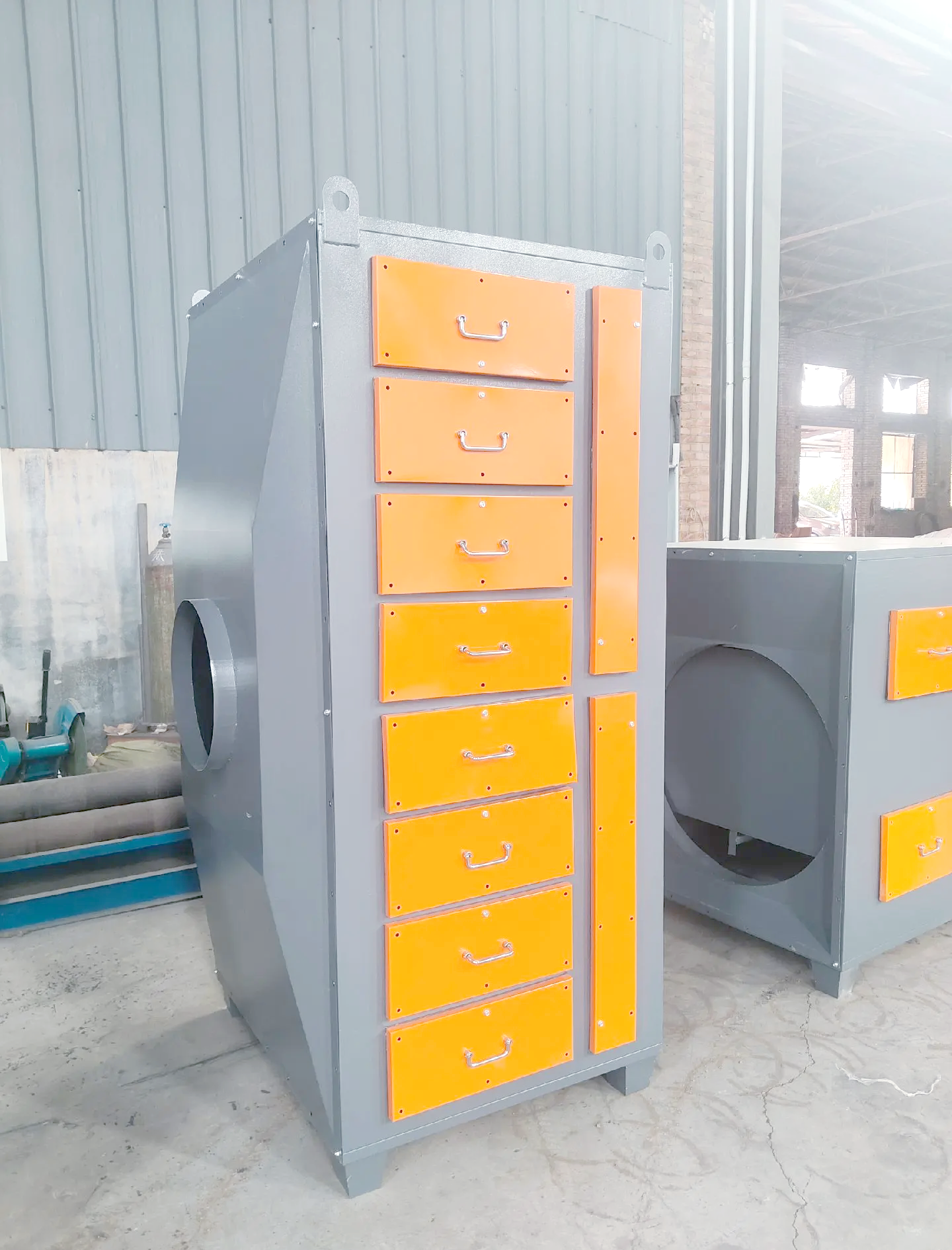 Environment-friendly Drawer-type Activated Carbon Adsorption Tank for Industrial Waste Gas Treatment, Odor &amp; Paint Mist Removal