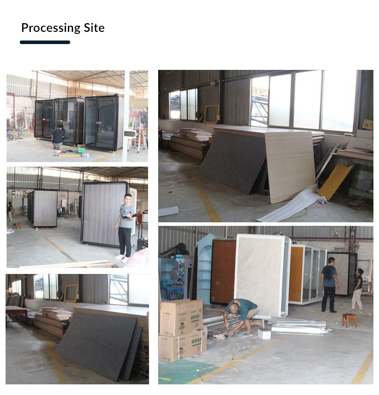 Extra Larze Size High Quiet Sleeping Pod Booth Demountable Sound Proof Modular Conference Private Space With Air System