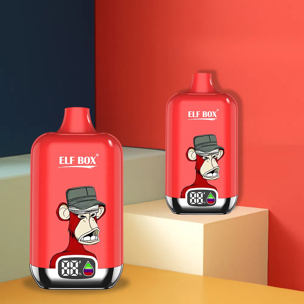 Factory Vape Shop Supply Elf Box Digital 12000puffs Disposable Vape Pod E Cigarette Wholesale Pen Style E-Cigarette Disposable Vape