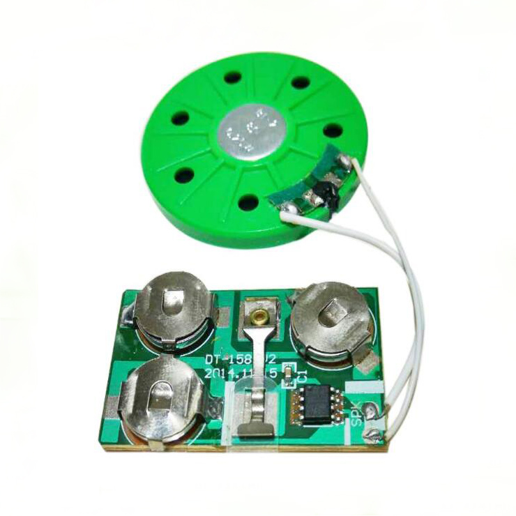 30 seconds recordable sound module button activated voice recording chip module for greeting card