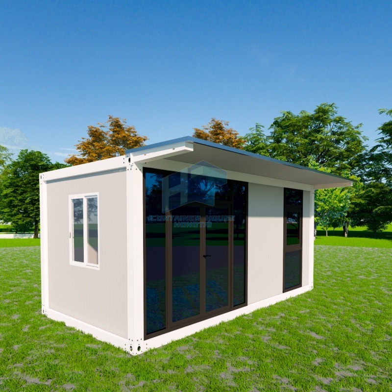 CE Certified Glass-Enclosed Park Pod Steel Modular Design for High-Traffic Urban Areas for Apartments Home Offices Houses