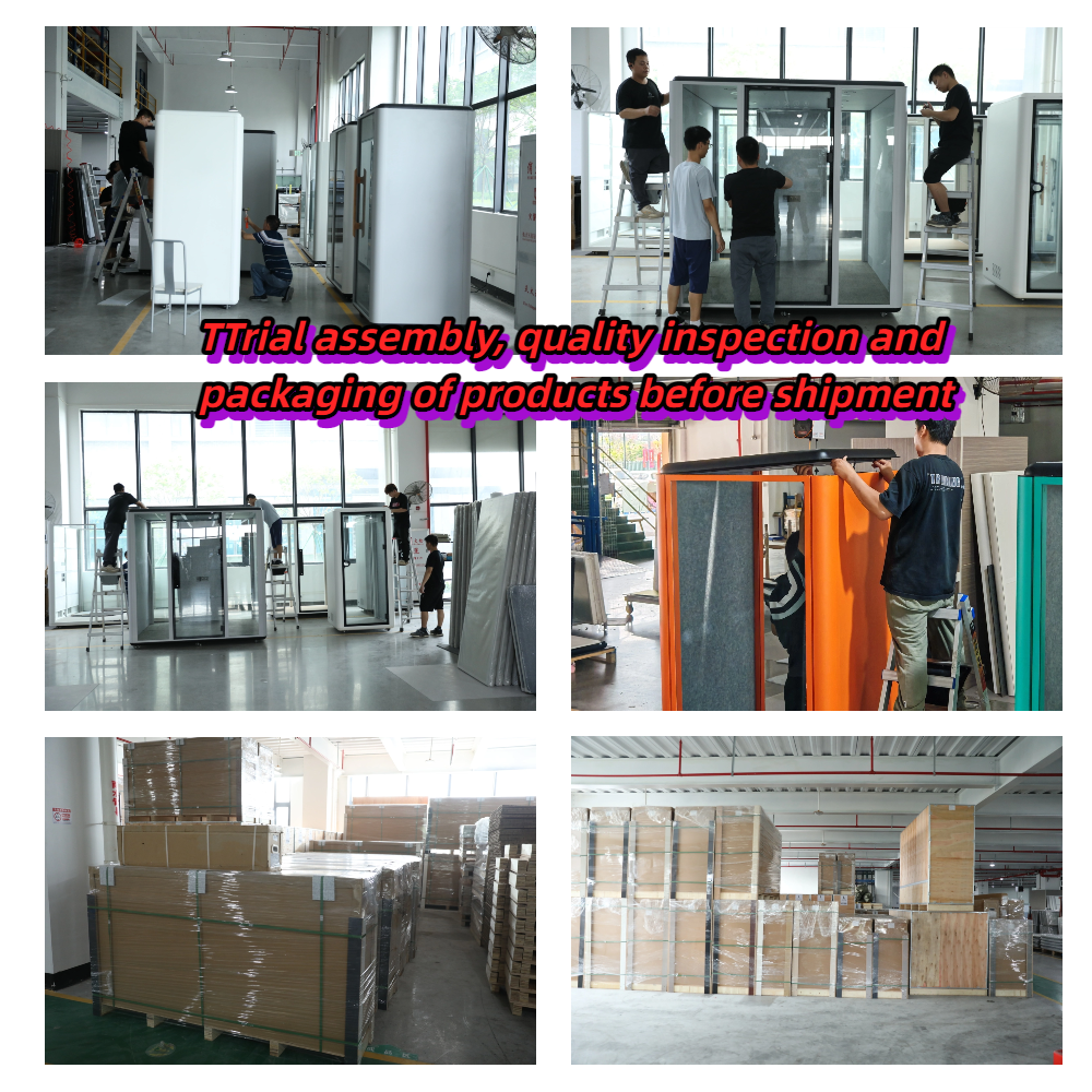 Office Meeting Booth Portable Office Pod Privacy Pod With 28-35dB Noise Reduction Soundproof Office Pod For Workspace Excellence