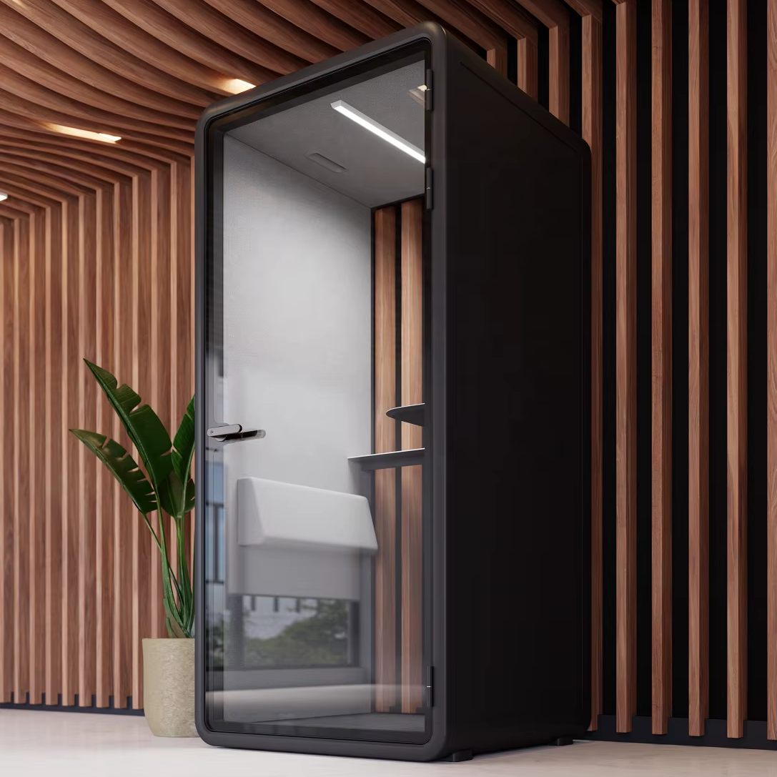 Hot Sale Portable Small Office Box Phone Booth Private Work Space Cabins Modular Removable Office Pod Easy To Install