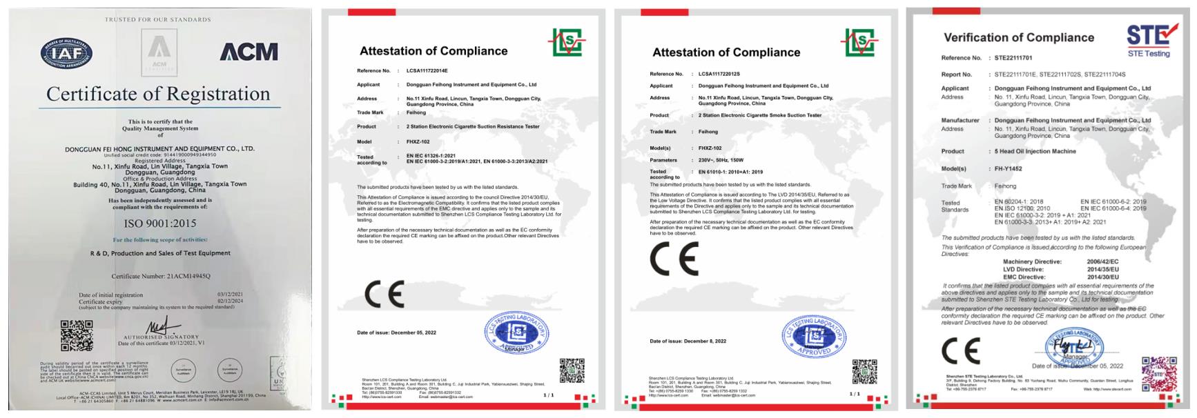 Certification
