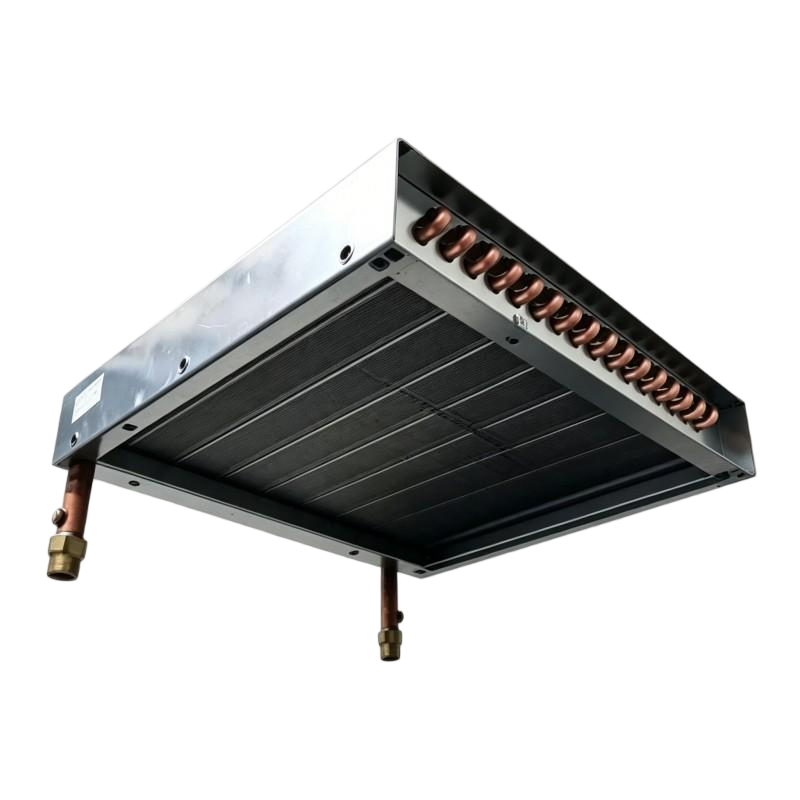Single Duct VAV Box Hot Water Heating Coil - Multi-Row Copper Heat Exchanger for Terminal Units - Premium HVAC Replacement Parts